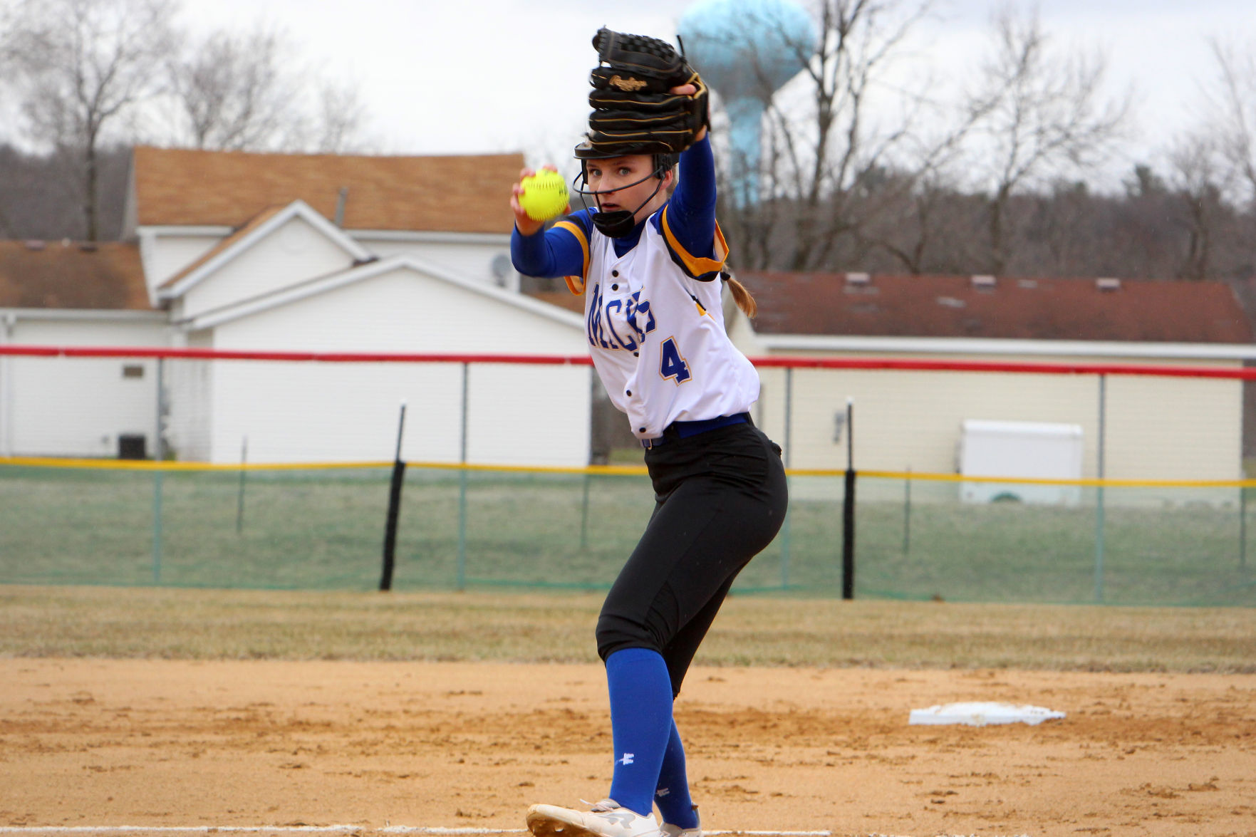 Fall Creek at McDonell softball 4-18-19